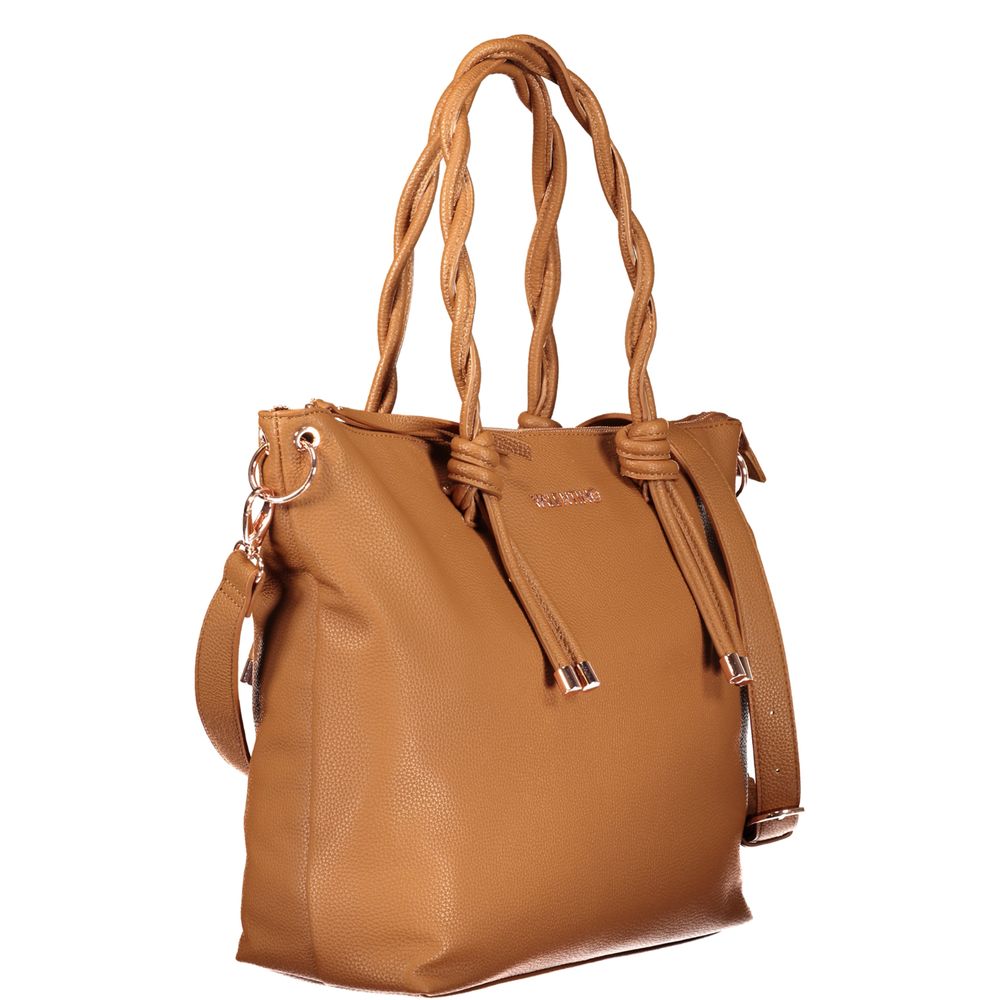Mario Valentino Brown Polyethylene Handbag
