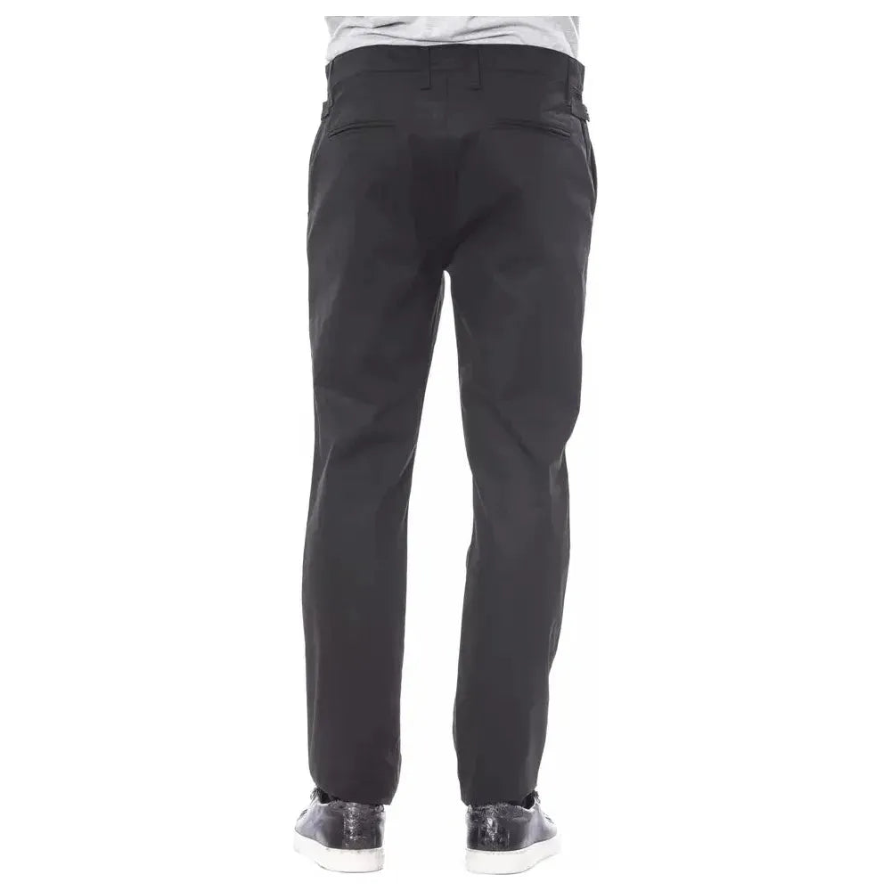 Verri Black Cotton Men's Pant Verri