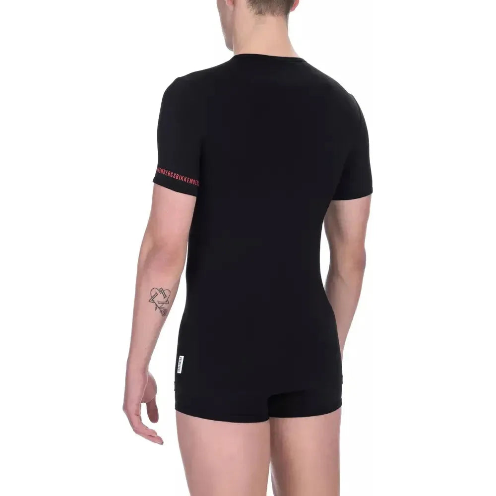 Bikkembergs "Black Cotton Men T-Shirt Twin Pack" Bikkembergs