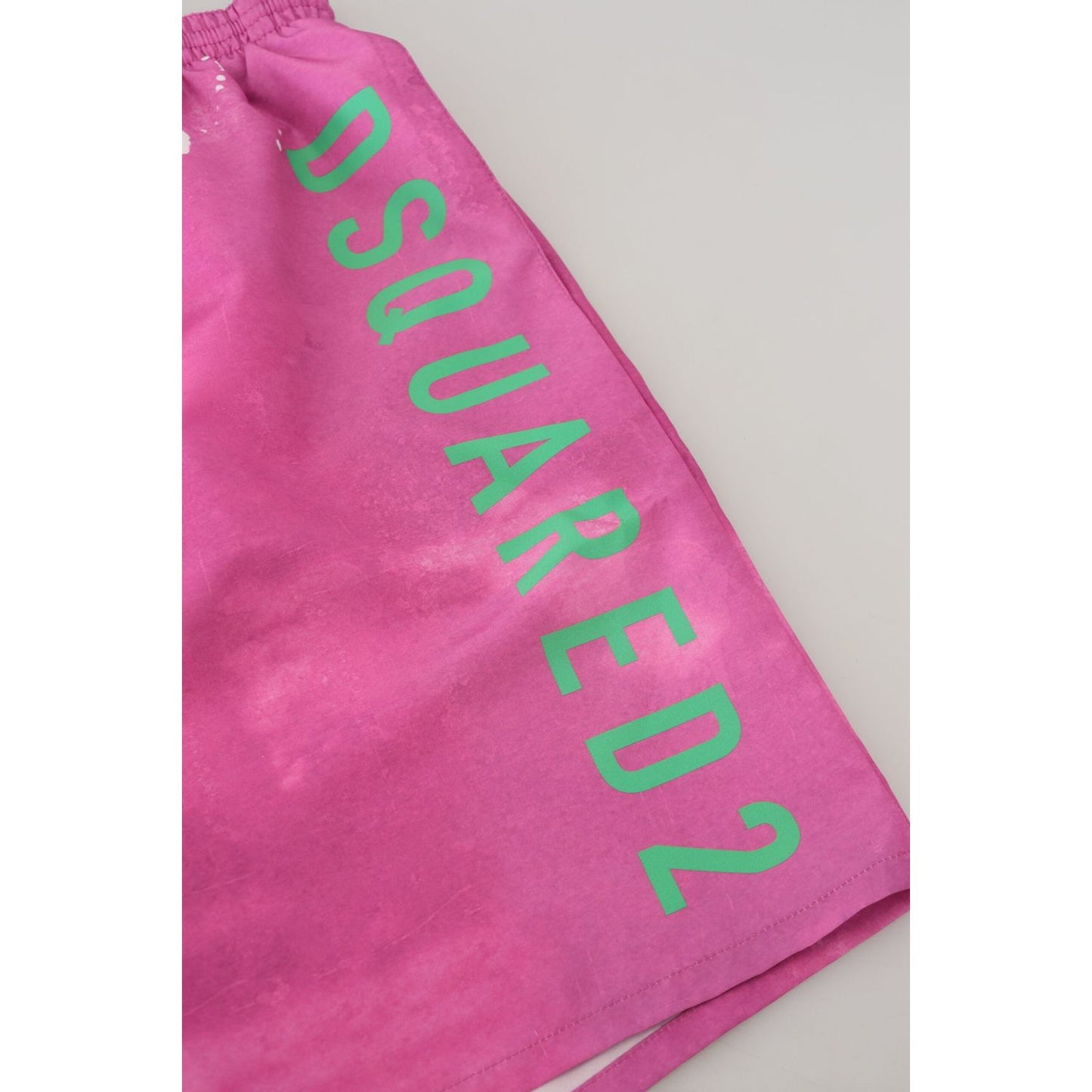 Dsquared² Pink Tie Dye Logo Men Beachwear Shorts Swimwear Dsquared²