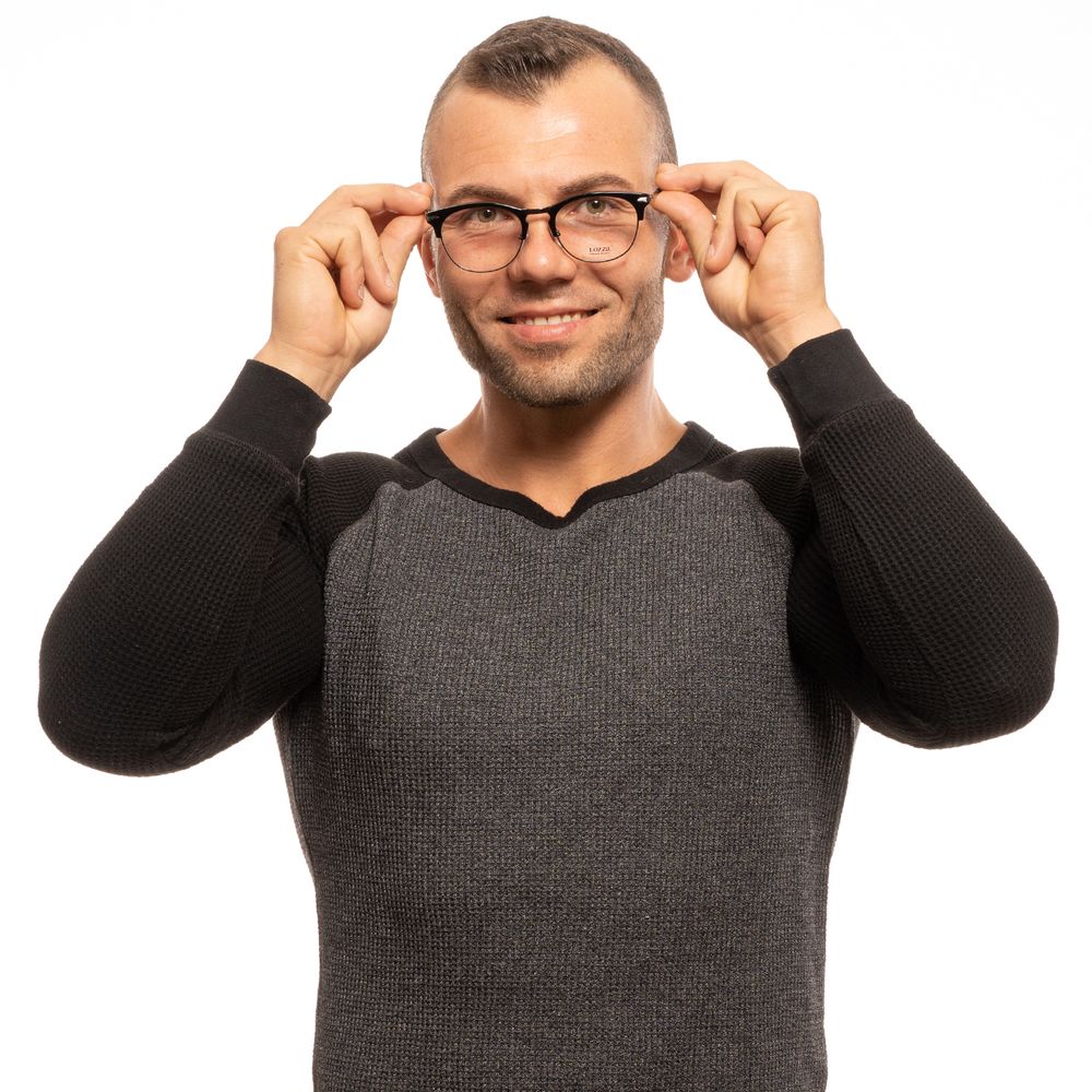 Lozza Black Metal & Plastic Glasses (Frames) Lozza