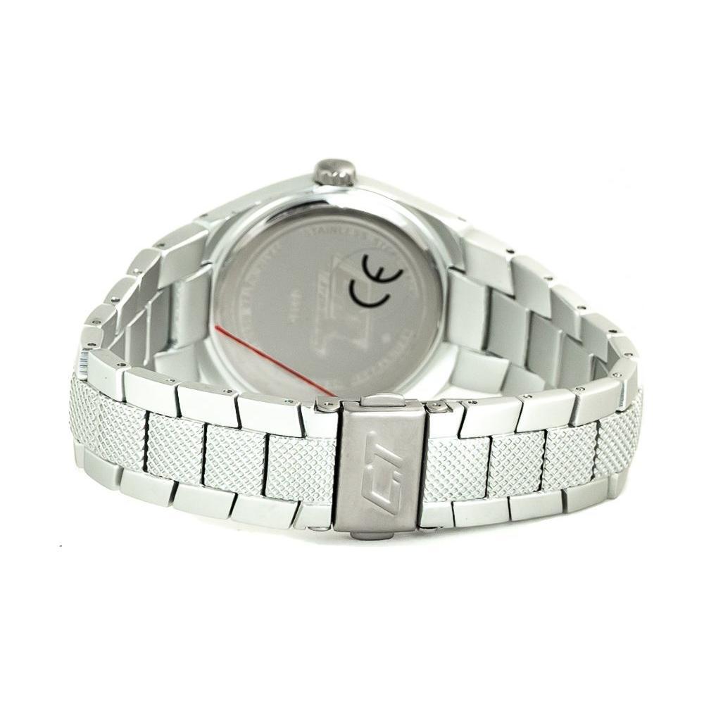 Chronotech Silver Stainless Steel Dress Watch