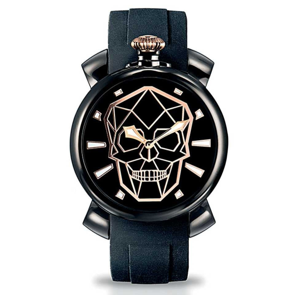 GAGA' MILANO Mod. BIONIC SKULL BLACK ***SPECIAL PRICE*** WATCHES