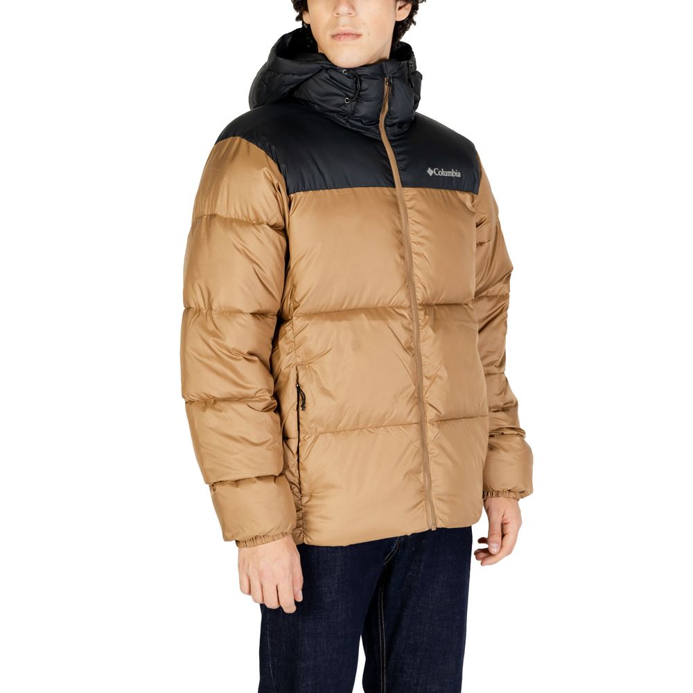 Columbia Beige Nylon Shell Jacket