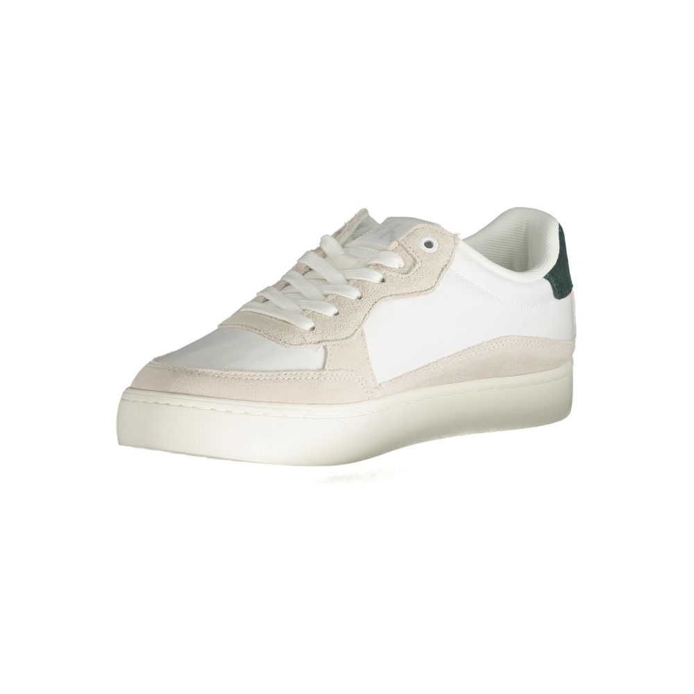 Calvin Klein White Polyester Athletic Sneakers