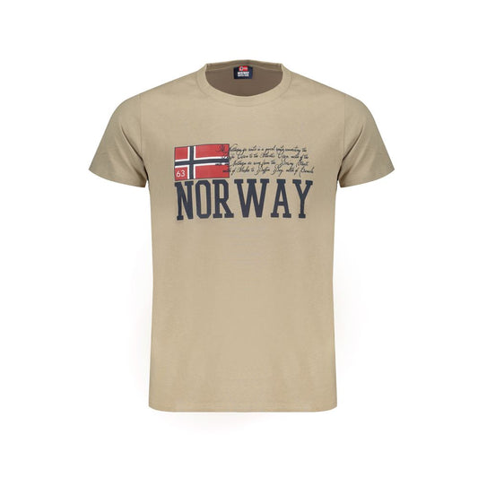 Norway 1963 Beige Cotton Men's T-Shirt