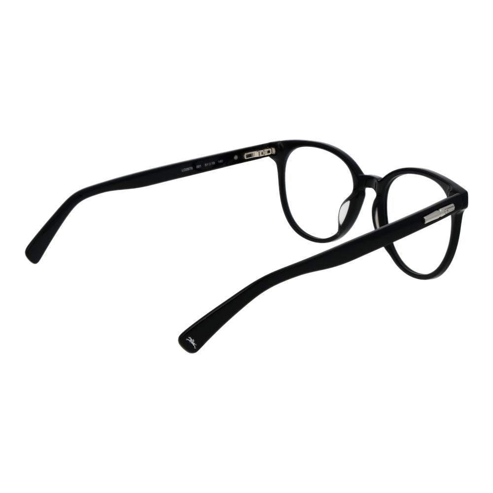 Longchamp Black Cellulose Acetate Glasses (Frames) Longchamp