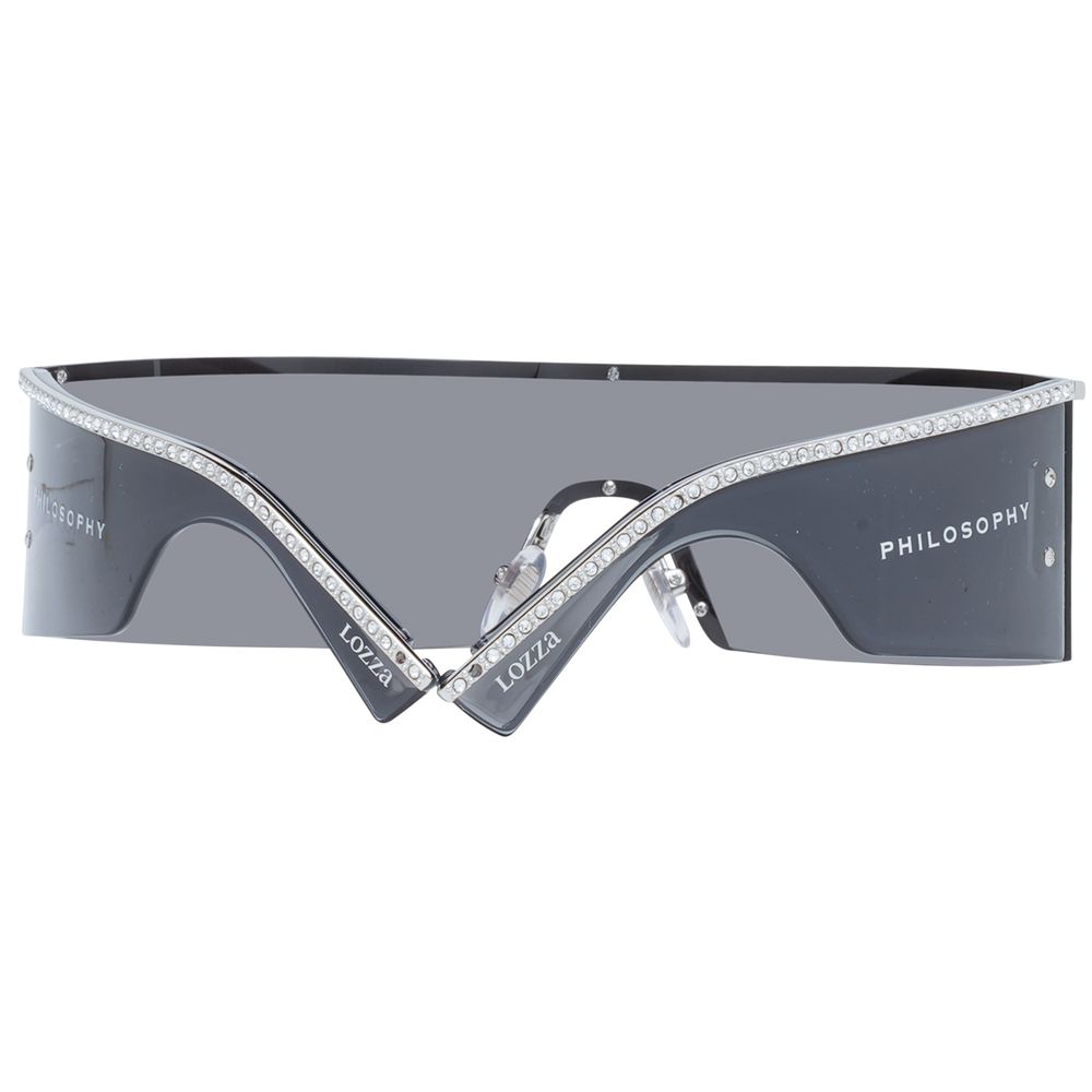 Lozza Gray Metal Sunglasses