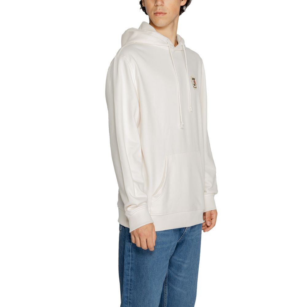 Tommy Hilfiger Jeans White Cotton Hoodie