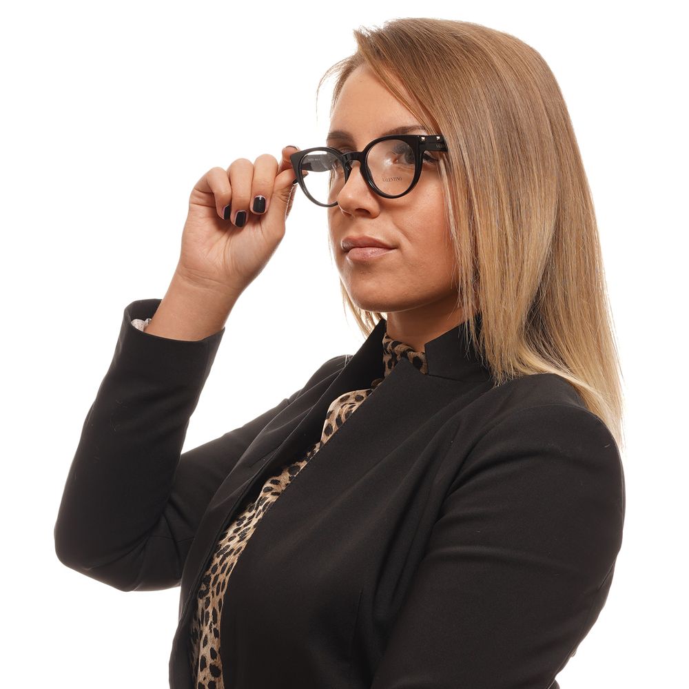 Valentino Black Plastic Glasses (Frames) Valentino