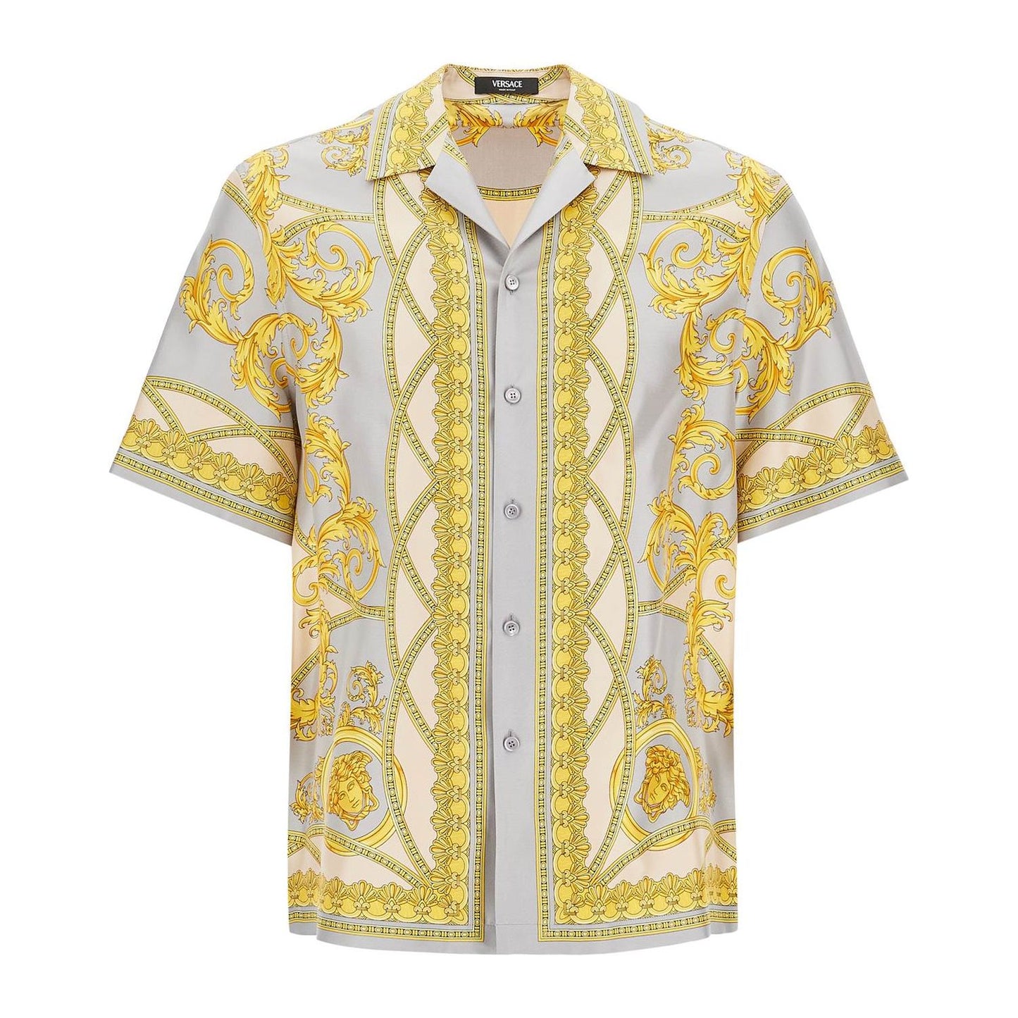 Versace 'printed silk bowling shirt from the gods' collection Shirts Versace