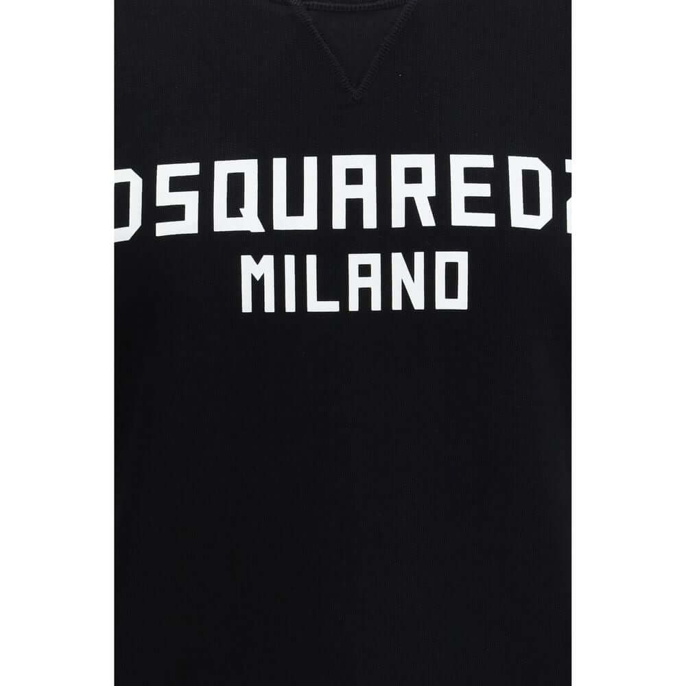 Dsquared² Black Cotton Sweatshirt