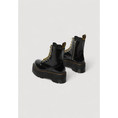 Dr. Martens Black Leather Lace-Up Boots