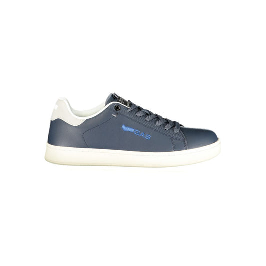 Gas Blue Polyurethane Men Sneaker 1728,67403481248,Athletic - Sneakers - Shoes,Blue,EU40/US7,EU41/US8,EU42/US9,EU43/US10,EU44/US11,EU45/US12,EU46,Gas,Men,New with tags,Shoes,Sneakers - Shoes