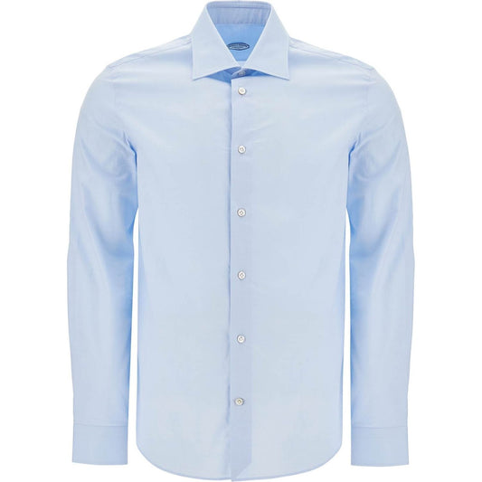 VINCENZO DI RUggIERO slim fit twill shirt for men Shirts VINCENZO DI RUggIERO