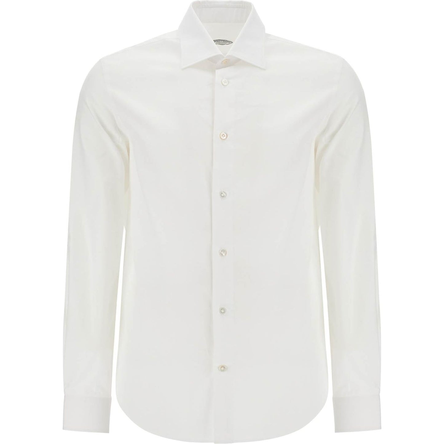 VINCENZO DI RUggIERO slim fit twill shirt for men Shirts VINCENZO DI RUggIERO