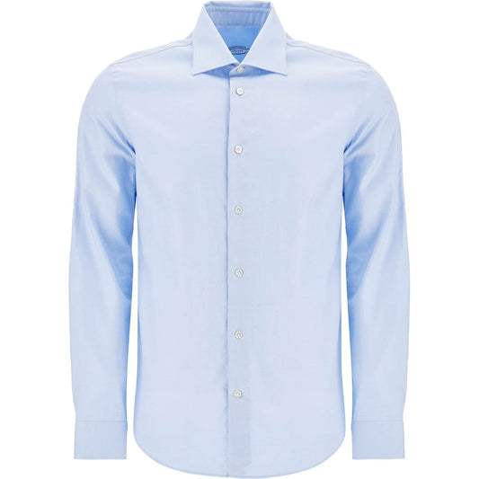 VINCENZO DI RUggIERO slim fit twill shirt for men Shirts VINCENZO DI RUggIERO