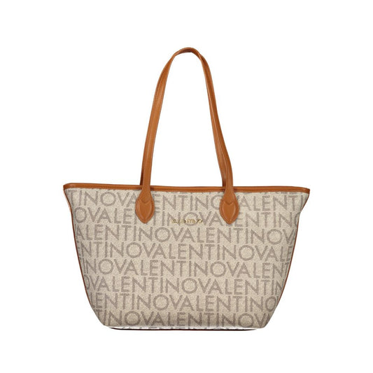 Mario Valentino Beige Polyethylene Handbag
