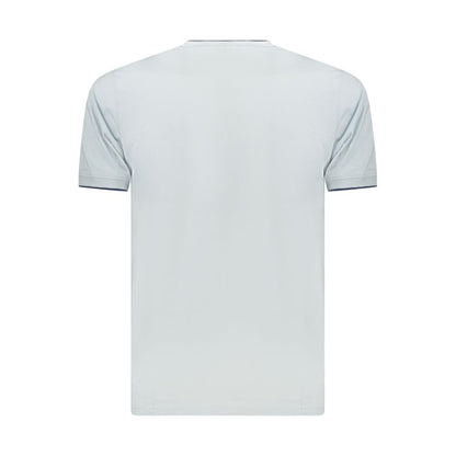 Coveri Moving Azzurro Cotton Mens TShirt