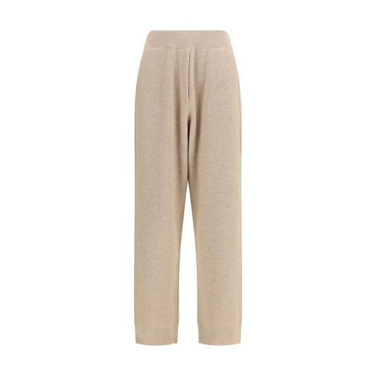 Brunello Cucinelli Beige Cashmere Casual Pants