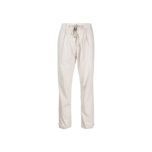 Herno Gray Elastane Casual Pants