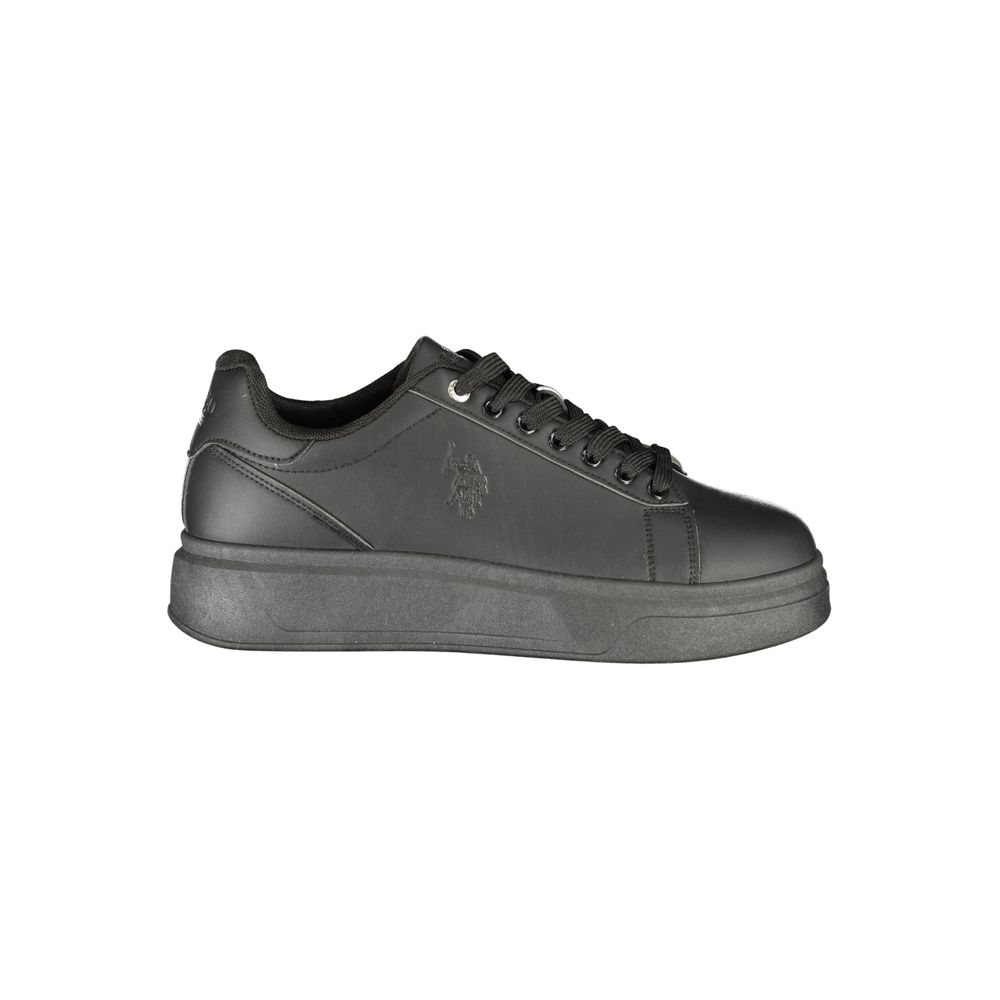 U.S. POLO ASSN. Black Polyester Athletic Sneakers