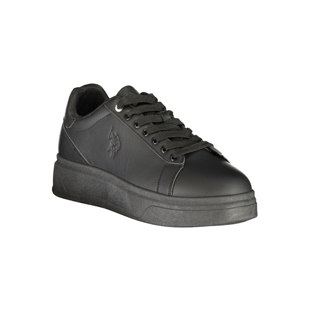U.S. POLO ASSN. Black Polyester Athletic Sneakers