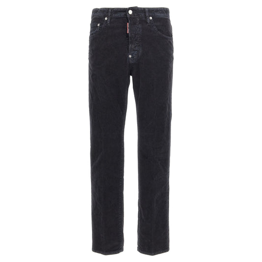 Dsquared² Blue Cotton Casual Pants