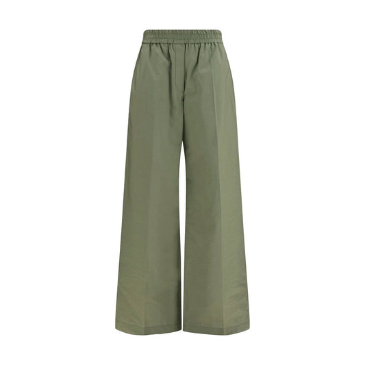 Brunello Cucinelli Bicolor Cotton Casual Pants