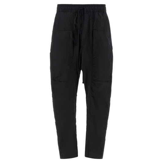 Thom Krom Black Cotton Casual Pants