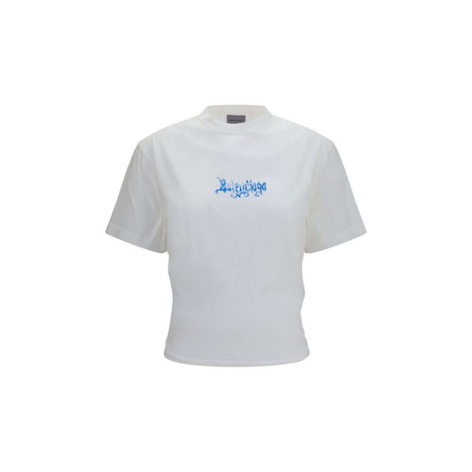 Balenciaga White Cotton T-Shirt
