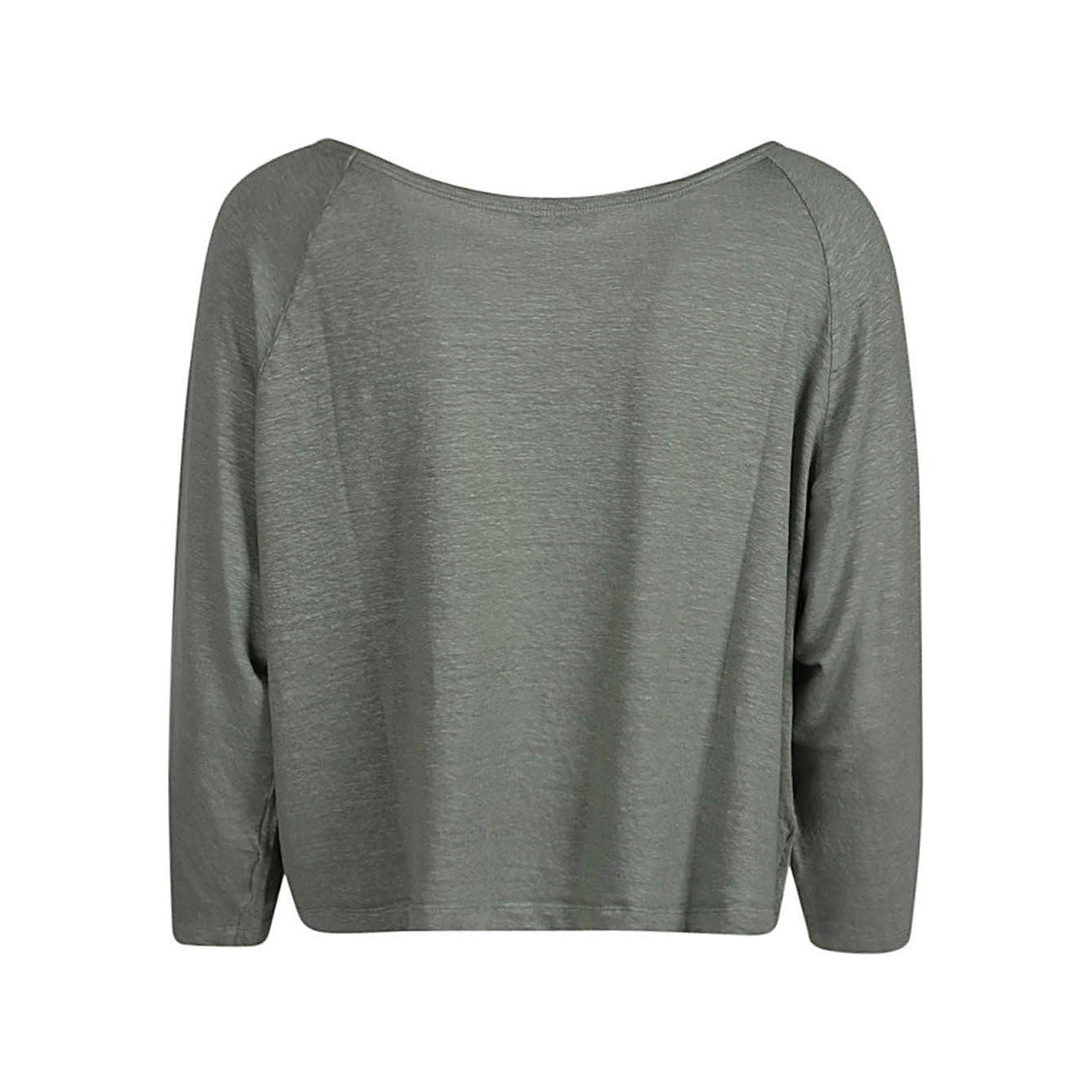 Base Sweaters Green Topwear Base Dim Gray