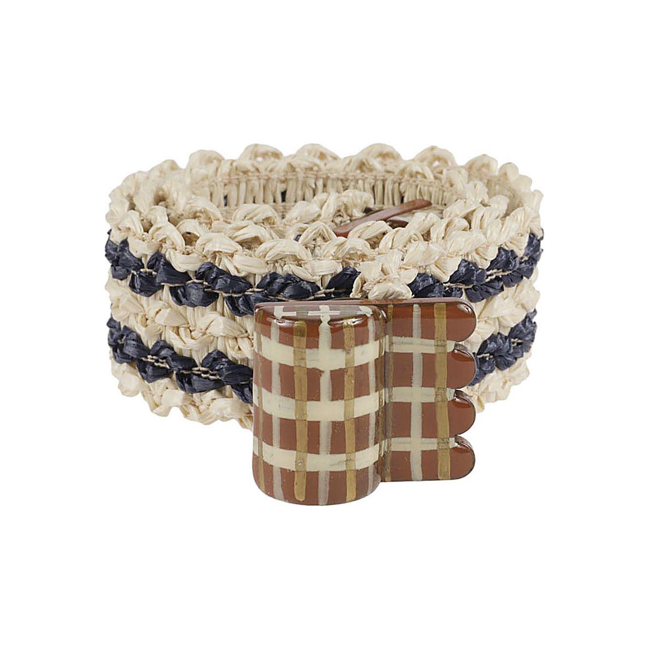 Exquisite J Belts Beige Belts Exquisite J Dark Gray