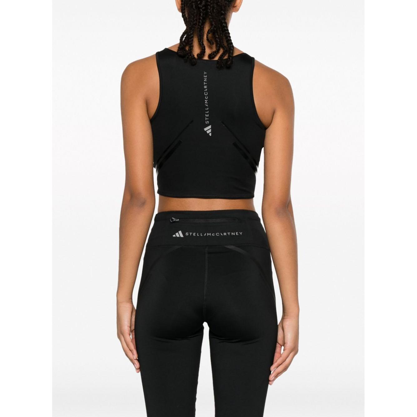 Adidas By Stella McCartney Top Black Topwear Adidas By Stella McCartney