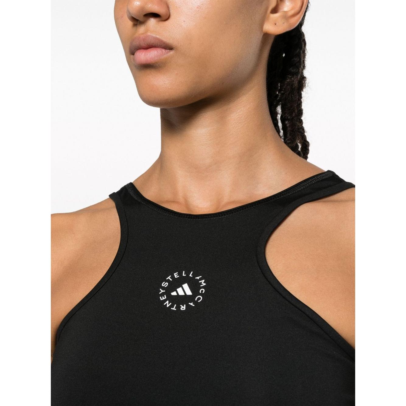 Adidas By Stella McCartney Top Black Topwear Adidas By Stella McCartney