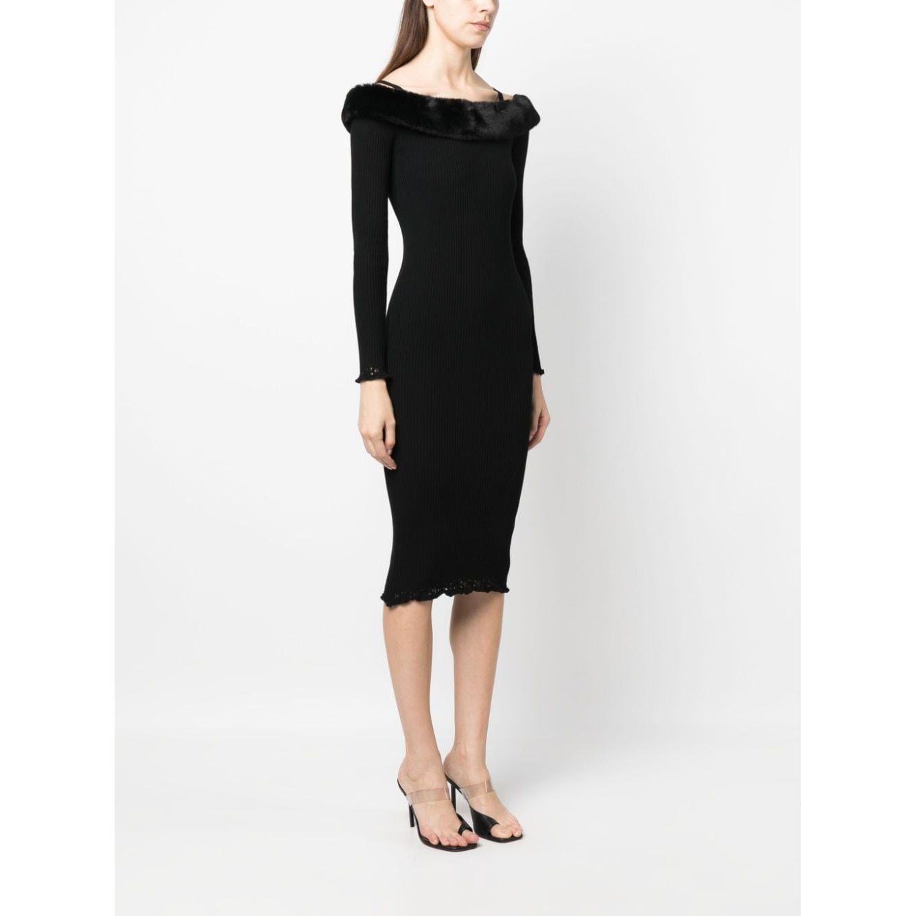 Blumarine Dresses Black Dresses Blumarine White Smoke