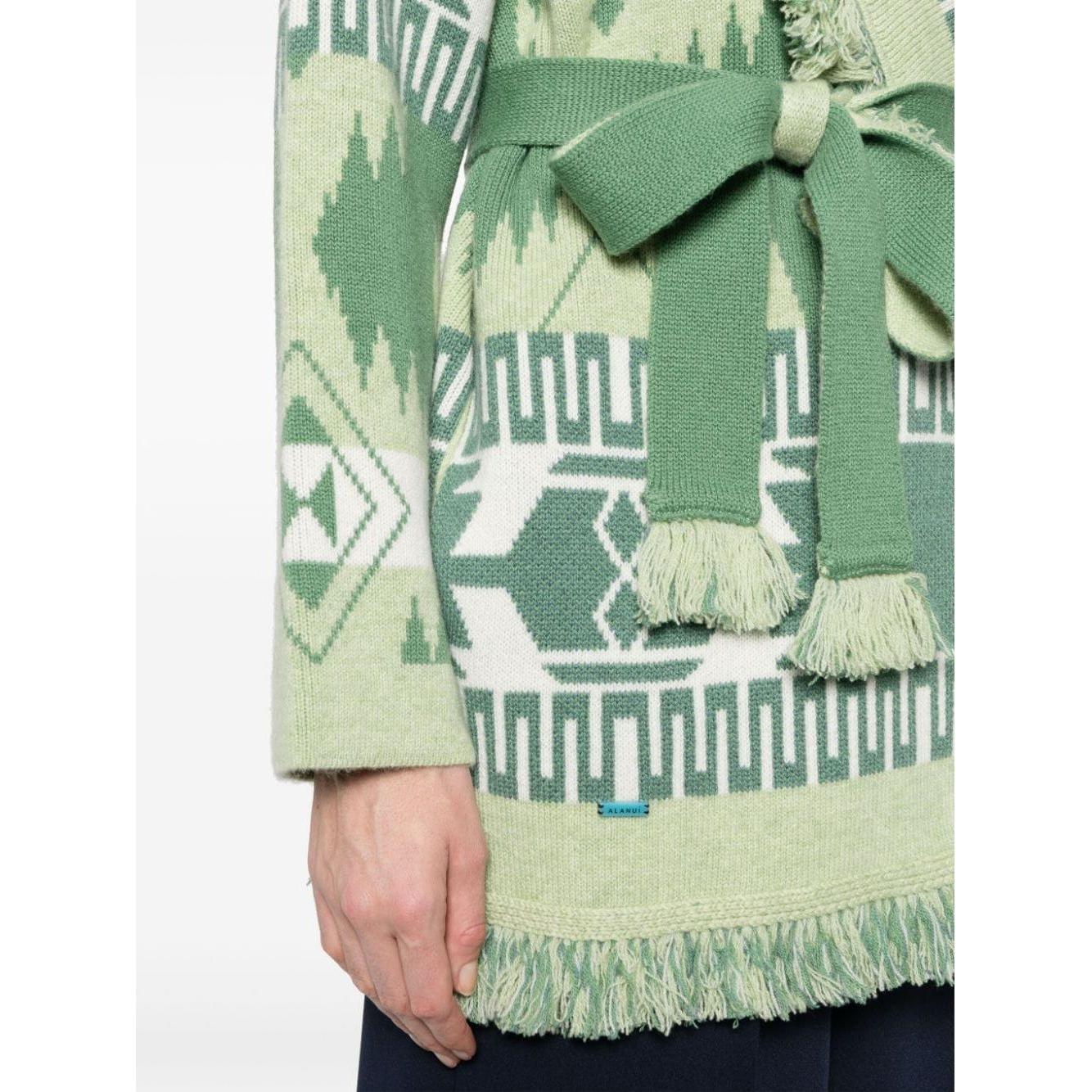 Alanui Sweaters Green Topwear Alanui