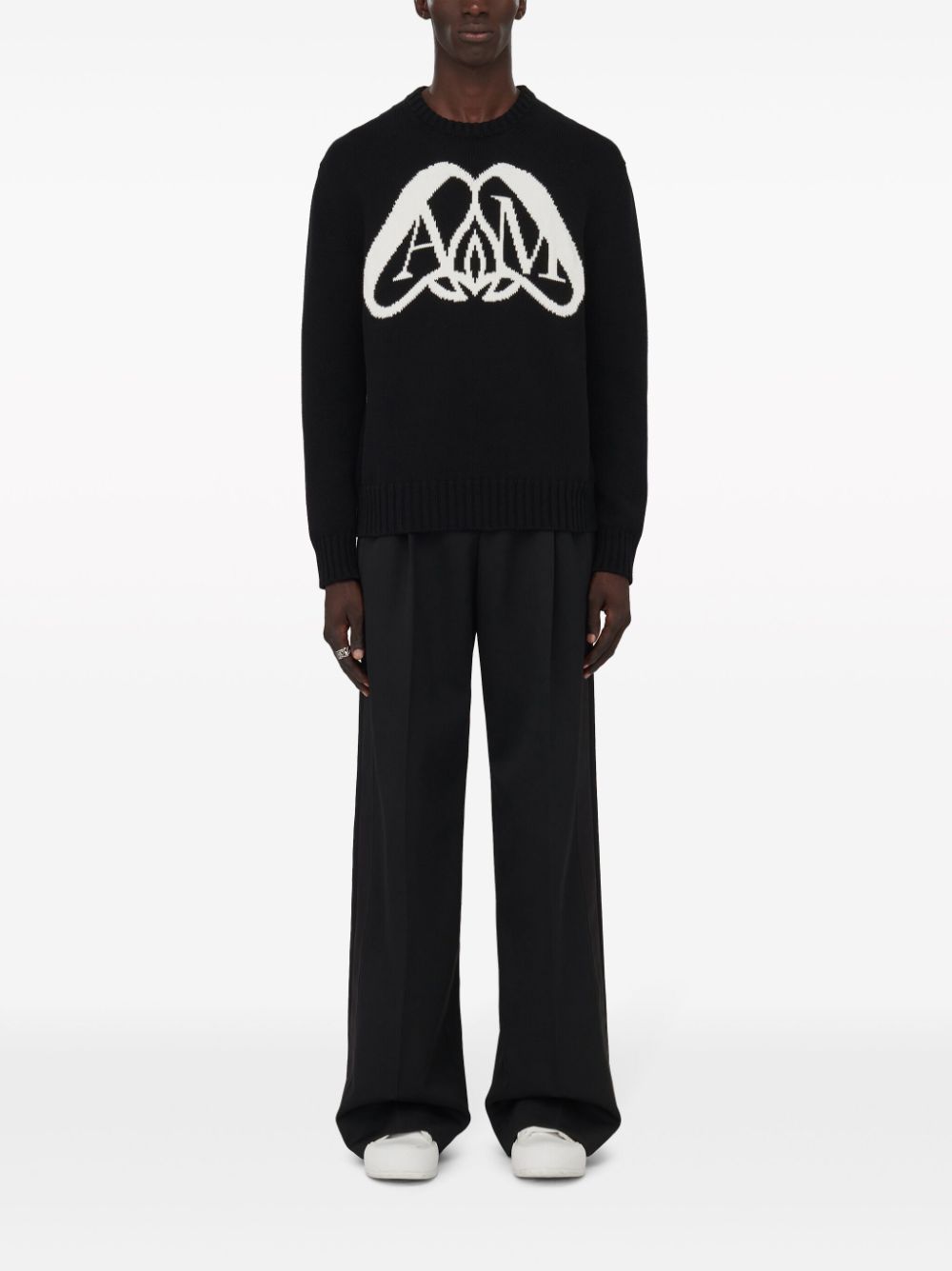 Alexander Mcqueen Alexander McQueen Sweaters Black Topwear Alexander Mcqueen