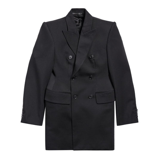 Balenciaga Hourglass Virgin Wool Double-breasted Blazer