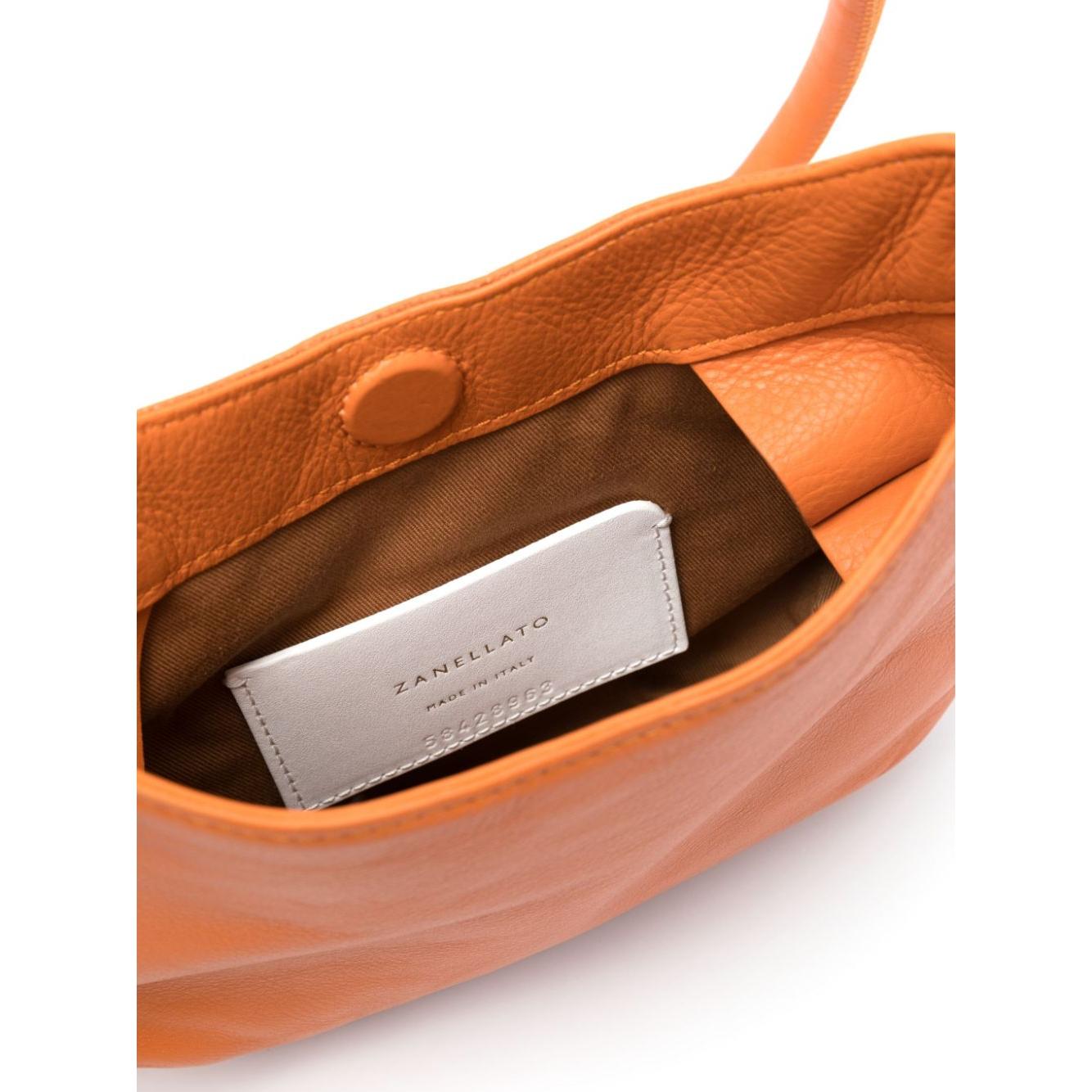 Zanellato Demi Leather Bag Orange Shoulder Zanellato