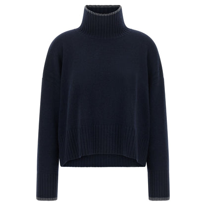 PINKO Blue Wool Cardigan