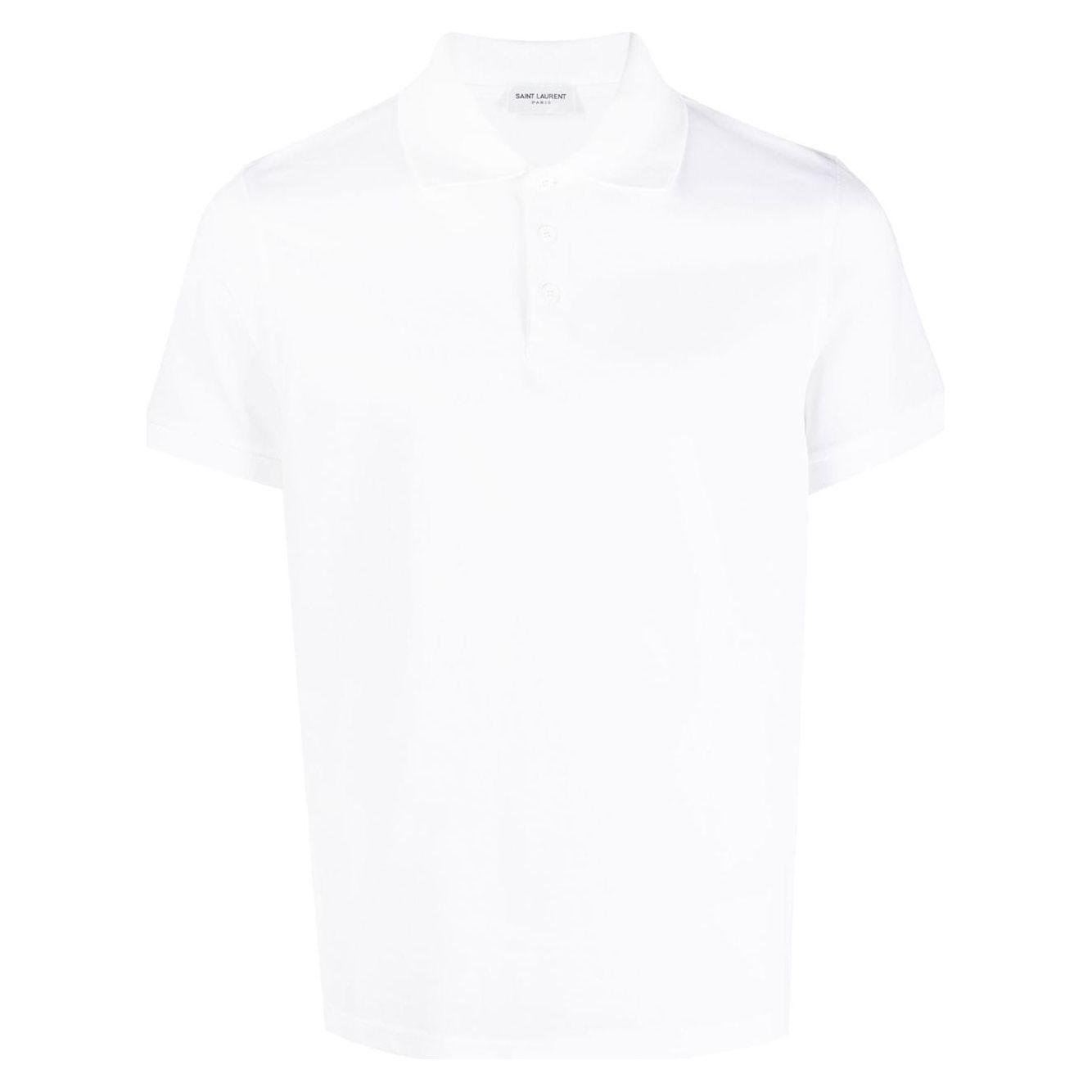 Saint Laurent  T-shirts and Polos White Topwear Saint Laurent