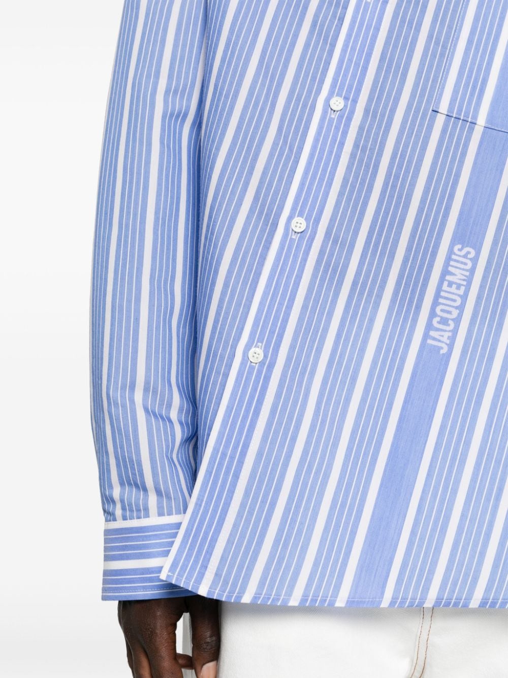 JACQUEMUS Shirts Clear Blue