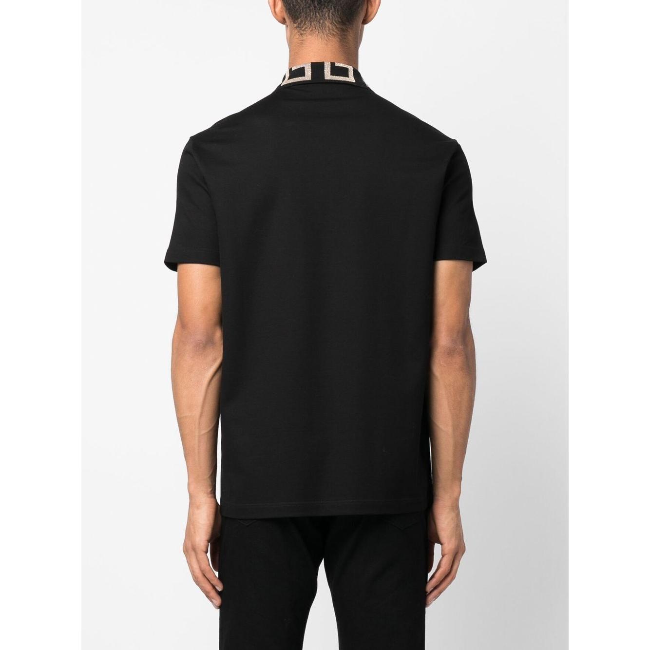 Versace T-shirts and Polos Black Topwear Versace