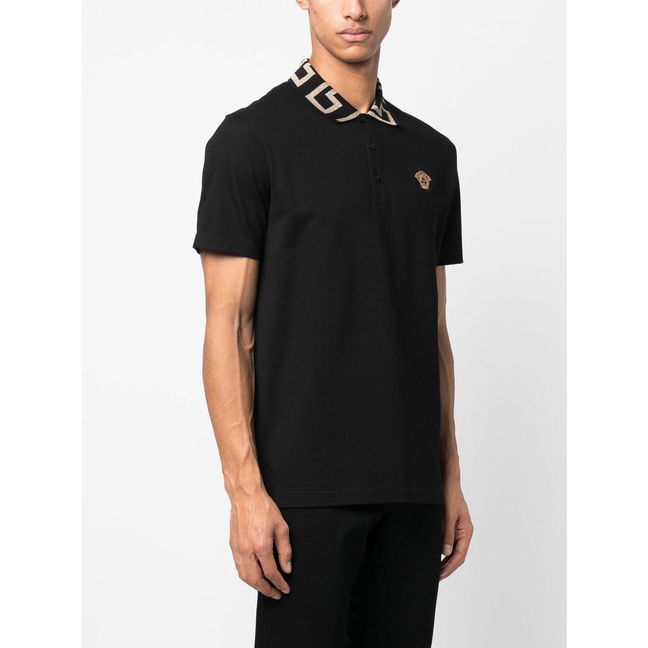 Versace T-shirts and Polos Black Topwear Versace