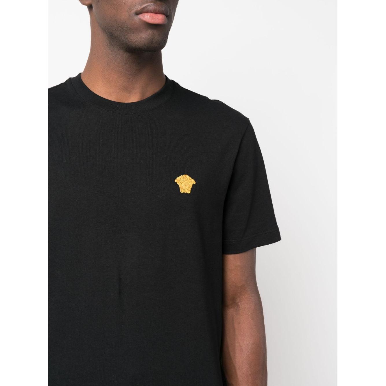 Versace T-shirts and Polos Black Topwear Versace