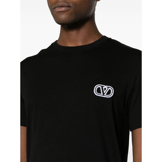 Valentino T-shirts and Polos Black Topwear Valentino