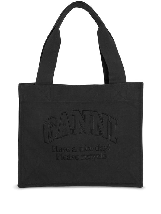 GANNI Bags.. Black Shopper Ganni