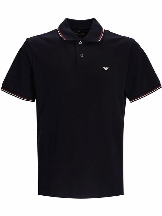 Emporio Armani T-shirts and Polos Blue Topwear Emporio Armani