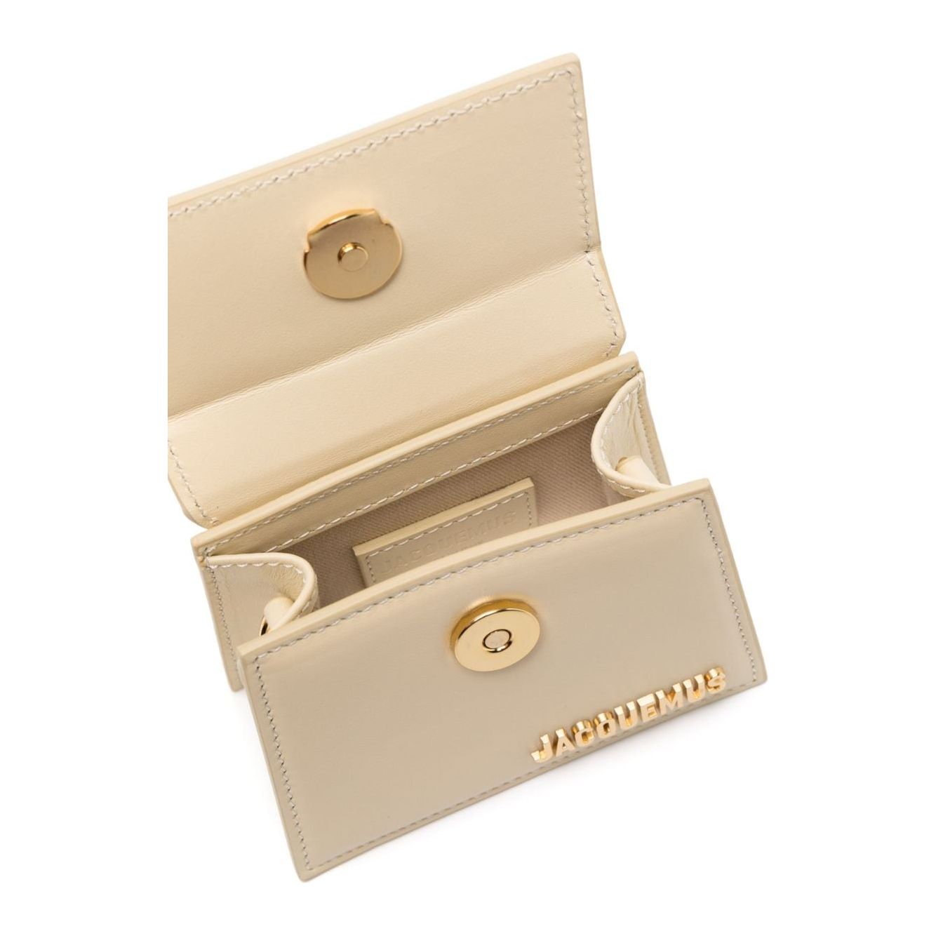 JACQUEMUS Bags.. Ivory Clutches JACQUEMUS